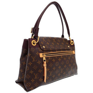 Louis Vuitton Monogram Bag Olympe Brown Tote Leather